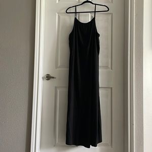 H&M Boho Sleeveless Tie Back Maxi Dress Size L